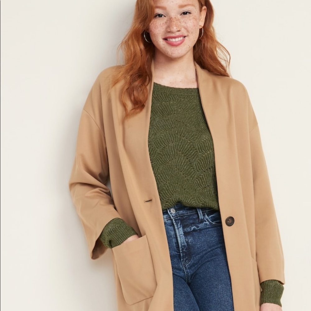 Mid length blazer/ jacket